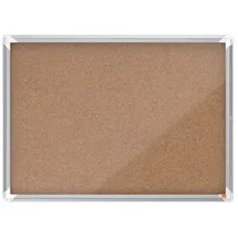 NOBO Schaukasten Premium Plus 8 x A4 Kork Naturbraun