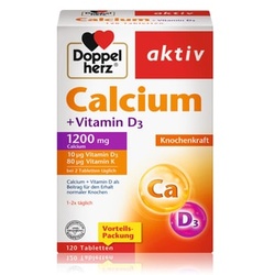 Doppelherz aktiv Calcium 1200 + D3 suplementy diety 120 Stk