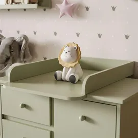 lookway KOMMODE BABUSHKA mit Schubladen, mit Wickeltisch, Olivgrün