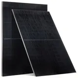 Mophorn Monokristalline Solarmodule 400 W, 2er-set, Pv-modul Mit Mc4-anschluss & Aluminiumrahmen, Solarpanel Ip65 Wasserdicht, Ideal Für Autarke Energieversorgung Auf Auto, Wohnmobil Oder Flachdach