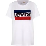 Levis T-Shirt mit Logo-Print, Weiss, L