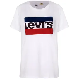 Levis T-Shirt mit Logo-Print, Weiss, L