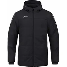 Jako Team Coachjacke mit Kapuze Herren schwarz XL