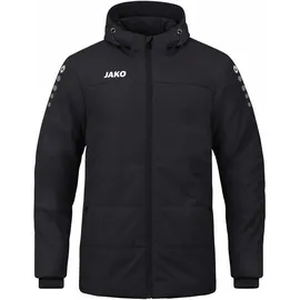 Jako Team Coachjacke mit Kapuze Herren schwarz XL
