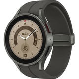 Samsung Galaxy Watch5 Pro LTE 45 mm gray titanium D-Buckle Sport Band grau M/L