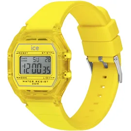 ICE-Watch - Ice Digit Retro Electric Yellow - Gelbe Damenuhr mit Silikonarmband - 022891 (Small)