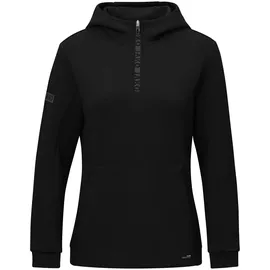 Jako Damen Zip Hoodie Pro Casual, Schwarz, 36