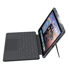 DEQSTER Smart Rugged Touch Plus Keyboard für iPad 10.9" (10. Generation) Grau