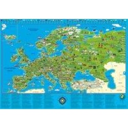 Kinder Europakarte -  Wandkarten und Poster