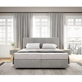 DeLife Dream-Well 180 x 200 cm H2/H3 silbergrau