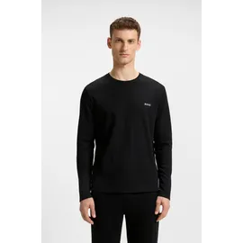 Boss Waffle LS-Shirt Schwarz S