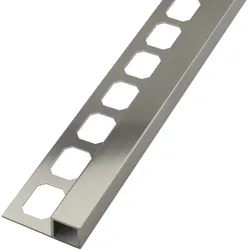Quadratprofil / Ecken Aluminium titan hochglanzeloxiert | Quadrat-Eckstück Aluminium - 7,0 mm