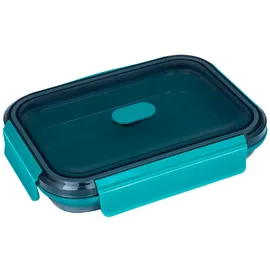 LURCH Frischhaltebox Silikon faltbar up & down 1200 ml petrol