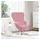 vidaXL Eiersessel Rosa Samt 73 x 73 x 90 cm Rosa mit Rollen