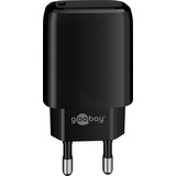 Wentronic USB-C PD (Power Delivery) Schnellladegerät (20W) schwarz (53864)