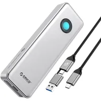 ORICO 40Gbps RGB Portable SSD für 2TB, USB4.0 für 3700MB/s, Externes Solid State Drive mit 2 in 1 USB C Kabel, Eingebauter Lüfter, Kompatibel mit Thunderbolt 4/3, PSSD - R3700