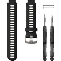 Garmin Forerunner 735XT Ersatzarmband Schwarzes/Graues aus Silikon -