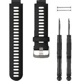 Garmin Forerunner 735XT Ersatzarmband Schwarzes/Graues aus Silikon -