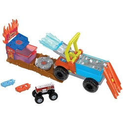 Hot Wheels Spielzeug-Monstertruck Arena Smashers Color Shifters 5 Alarm Rescue bunt