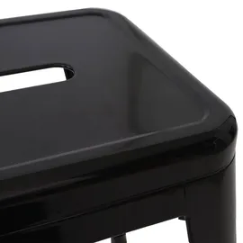 Mendler HWC-A73 Hocker 4er-Set 0 x 0 x 0 cm schwarz