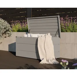 EcoStar Gartenbox Elegant 136 cm x 73 cm x 68 cm Graualuminium