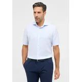 Eterna MODERN FIT Linen Shirt in pastellblau unifarben, pastellblau, 45