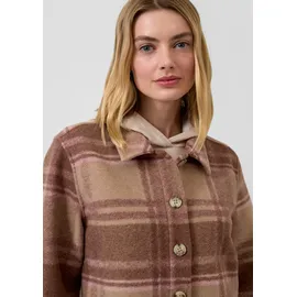 s.Oliver Overshirt aus Wollmix - braun|mehrfarbig - 48