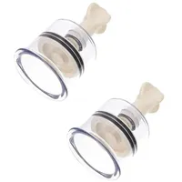 2-teiliges Schröpf-Set, Vakuum-Dreh-Saugnapf, zur Entspannung, Schmerzlinderung, 3,9 cm