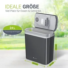 Juskys Kühlbox Nordpol - Grau