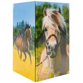 Herma Stiftehalter Karton 8 x 8 x 13,5 cm Pferdewiese