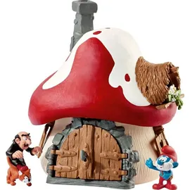 Schleich Schlumpf Haus mit 2 Figuren
