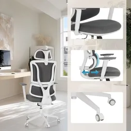 MyBuero ERGOMY WF Stoff Grau