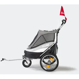 InnoPet Hundeanhänger schwarz/silber