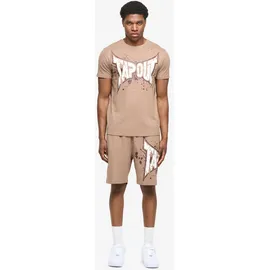 TapouT Herren T-Shirt & Shorts Set normale Passform DUNLAB