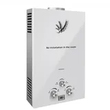 Furvveerr Gas-Wassererhitzer 18L, Flüssiggas-Wassererhitzer mit LED-Anzeige, 24-Stunden-Wasserversorgung und Überhitzungsschutz für Küche, Bad und Salon (36KW 18L)