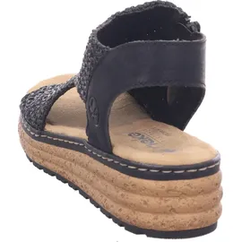 Rieker 62783 Damen Schwarz 39