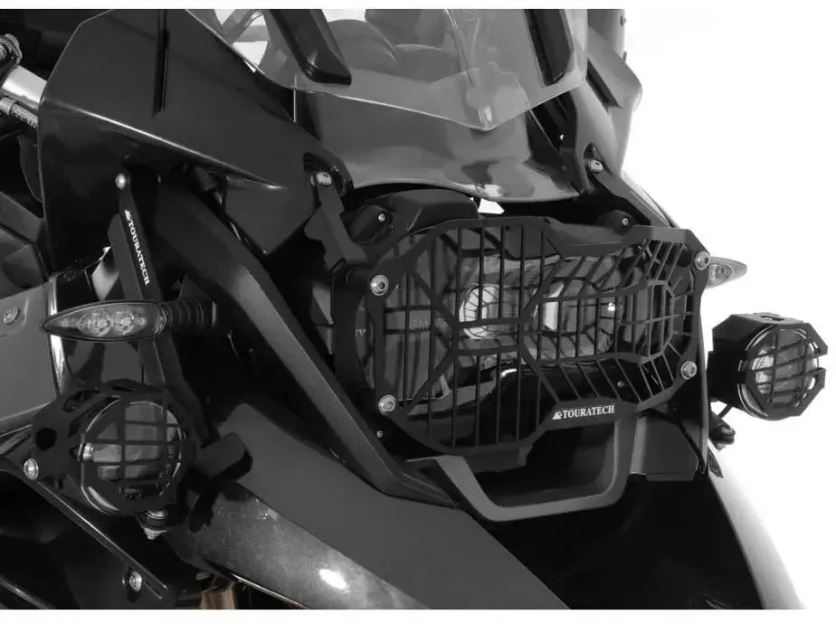 Touratech Bmw R1250gs/r1200gs From 2013 With Led Stainless Steel Scheinwerferschutz - Black - One Size