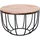 Wohnling Couchtisch rund Braun Sheesham 60 x 60 x 39 cm
