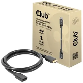 Club 3D Club3D HDMI-Kabel 2.1 UHD-Verlängerungskabel 1 Meter St/Bu retail