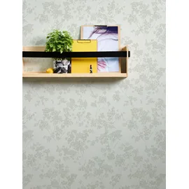 A.S. Création Vliestapete Blumen Kirschblüten 10,05 m x 0,53 m 1 St Weiß/Grün/Grau 39548-2