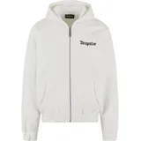 dropsize Super Heavy Oversize Blank Zip Hoodie - Weiß - XXL