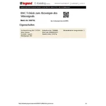 Legrand 999701 BNC T-Verteiler