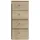Forte Tempra 2 Kommode 38,6 x 85,5 x 34,8 cm Braun / Grau