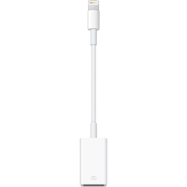 Apple iPad Adapter [1x Lightning-Stecker - 1x USB 2.0 Buchse A] 0.10m Weiß