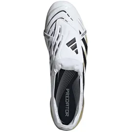 adidas Predator Elite Fold-Over Tongue FG Herren Cloud White/Core Black/Gold Metallic 48