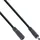 InLine DC Verlängerungskabel, DC Stecker/Buchse 3,5x1,35mm, AWG 18, schwarz 2m