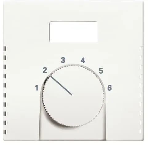 Busch-Jaeger Zentralscheibe davos/studioweiß für Temperatur -Regler 1794 TA-84