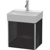 Duravit Waschtischunterschrank 1 Tür 43,4 x 34 x 39,7 cm Schwarz Hochglanz