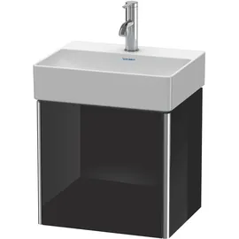 Duravit Waschtischunterschrank 1 Tür 43,4 x 34 x 39,7 cm Schwarz Hochglanz