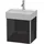 Duravit Waschtischunterschrank 1 Tür 43,4 x 34 x 39,7 cm Schwarz Hochglanz